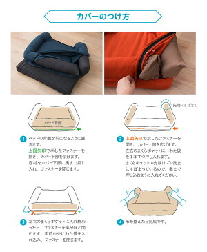 パピー、成犬、シニアの年代に合わせて選べるペット用3Dベッド