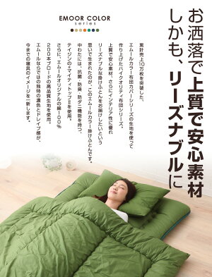 掛け布団ダブルエムールカラー東洋紡フィルハーモニィ(掛布団掛けふとん掛けぶとんかけふとんかけぶとん)(オールシーズン抗菌ダニ防止あったか)【SALEセール】【送料無料】【int_ss_fs】【マラソン201207_生活】