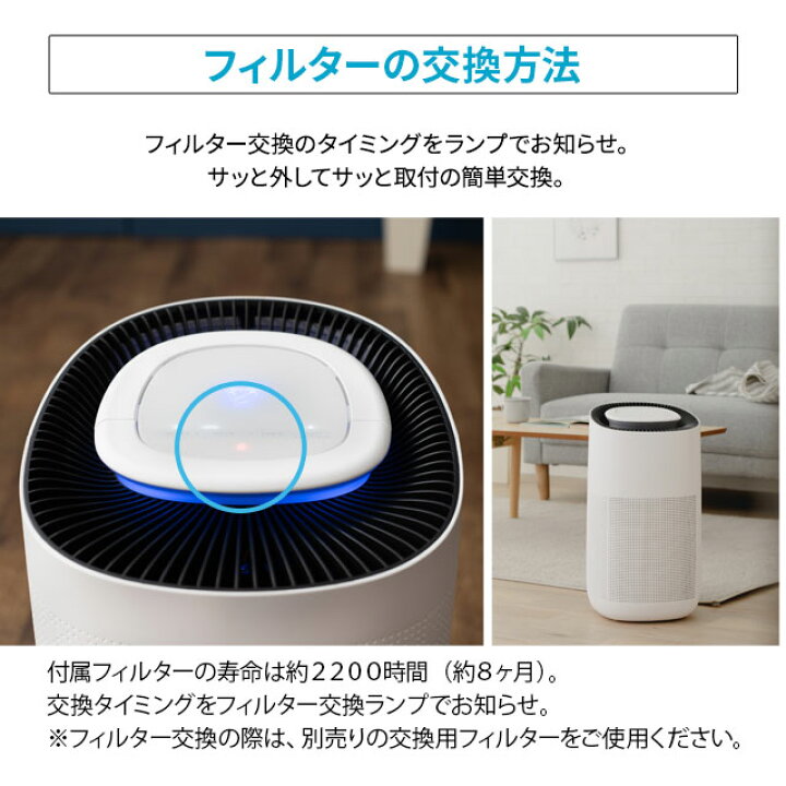 楽天市場】【在庫処分】空気清浄機 交換用 フィルター ウイルス対策 3 