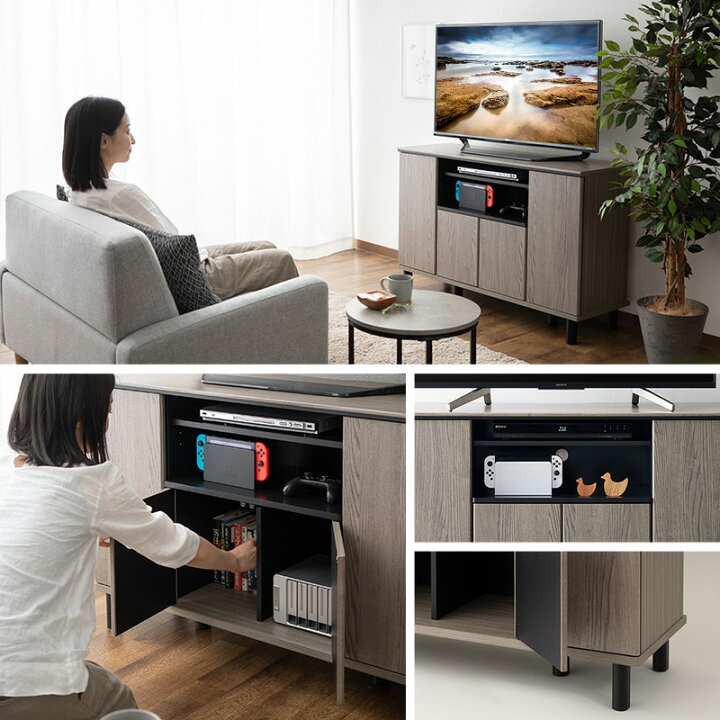 楽天市場】テレビボード テレビ台 ミドルボード 幅111 ヴィンテージ 