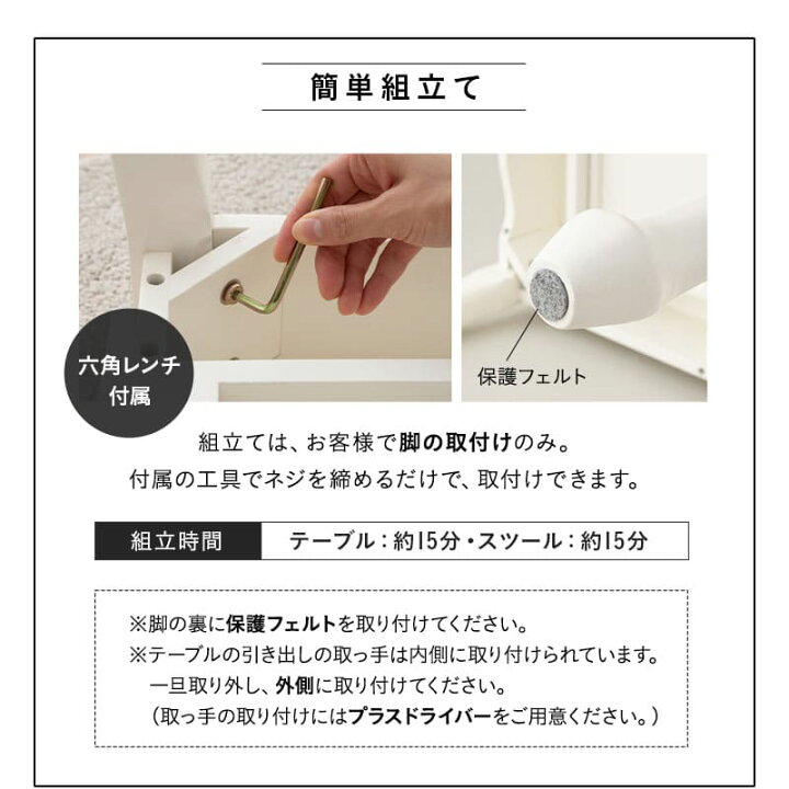 楽天市場】【本日11時〜13H全品P5倍】LEDライト付き ドレッサー 3点 
