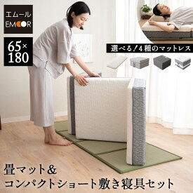 【最大1381円OFF】畳マット 敷き寝具 2点セット スリム コンパクト マットレス ごろ寝マットレス コンパクトマットレス 折りたたみマットレス 三つ折り 3つ折り 畳マットレス 長座布団 敷き布団 セット 小さい サイズ 昼寝 仮眠 狭小住宅 子供部屋 新生活 一人暮らし 送料無