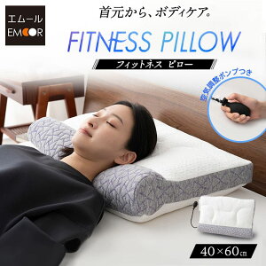 枕 まくら ピロー 40×60cm 高さ調節 エアーポンプ式 無段階調節 カスタム ボディケア ウレタン 洗える 体圧分散 フィット性 高機能 ストレートネック 肩こり 首こり 頭痛 腰痛 仰向け 横向き