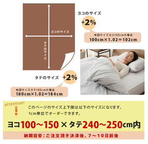 【別注サイズオーダー】エムールカラー日本製掛けカバー