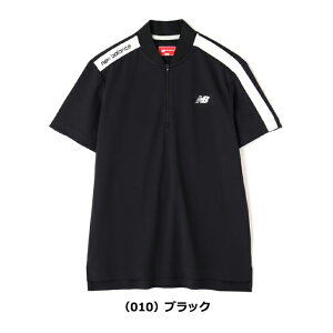 【クリアランスセール】ニューバランス ゴルフ メンズ 半袖ポロシャツ (4160002) こかげMAX ベースボールカラー ポロシャツ メンズゴルフウェア トップス ゴルフ用品 【NewBlance Golf】