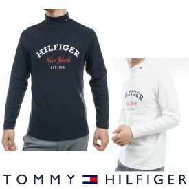 トミーヒルフィガー ゴルフ メンズ 長袖 ハイネックシャツ (THMA376) ヒルフィガーロゴ ハイネックシャツ メンズ長袖シャツ プレイシャツ インナーウェア メンズゴルフウェア TOMMY HILFIGER 2023新作