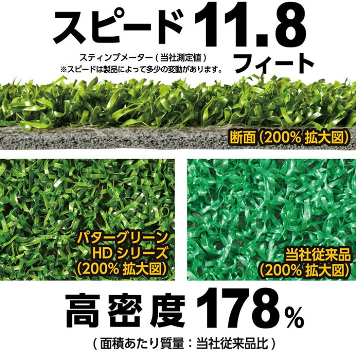 楽天市場】パター練習器具 ダイヤゴルフ 長さ3m パターグリーンHD3230 