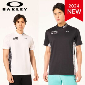 オークリー ゴルフ メンズ モックネックシャツ (FOA406438) Oakley Reliable Mock Shirt 3.0 メンズ半袖シャツ メンズゴルフウェア 接触冷感機能【OAKLEY正規品】2024新作