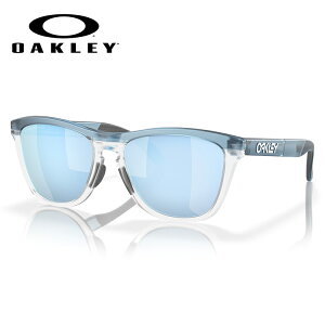 �I�[�N���[ �T���O���X Frogskins Range (Low Bridge Fit) (OO9284A-0955) ���M�����[ - ���[�u���b�W�t�B�b�g prizm deep water polarized �����Y / matte stonewash �t���[���yOAKLEY�������K�戵�X�z888392614230