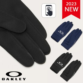 オークリー フリース グローブ タッチスクリーン対応 (FOS901599) ESSENTIAL FLEECE GLOVE 17.0 FW 保温性 フリース素材 手袋 【OAKLEY正規品】