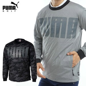 【在庫処分】プーマゴルフ ストレッチ 中綿 プルオーバー アウター (539385) メンズ ゴルフ パディング ウーブン プルオーバー 中綿 ジャケット 長袖プルオーバー ストレッチ性 保温性 撥水機