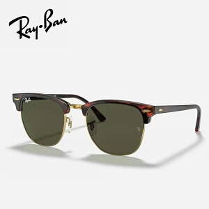 ���C�o�� Ray-Ban �T���O���X Clubmaster Classic�i�N���u�}�X�^�[ �N���V�b�N�j�����Y: �O���[�� �N���V�b�N G-15 + RB3016 WO366 (51) �y���K�i�z�������K�̔��X