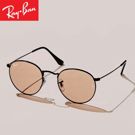 レイバン Ray-Ban サングラス 木村拓哉氏着用モデル ROUND METAL WASHED LENSES メタル ウォッシュドレンズ レンズカラー：ピンク RB3447-002/4B (50) アジアンフィットモデル 【正規品】国内正規販売店