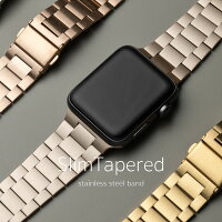 アップルウォッチ バンド ステンレス スリム ベルト アップルウォッチバンド Apple Watch 38mm 40mm 41mm 42mm 44mm 45mm 交換 メタル メンズ レディース