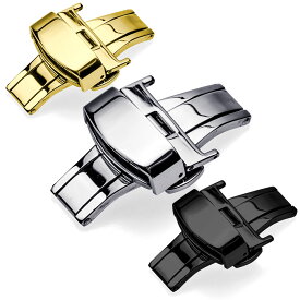 【在庫処分】Dバックル 16mm 18mm 20mm 22mm 時計 ベルト 時計ベルト 時計バンド 腕時計 バンド プッシュ式