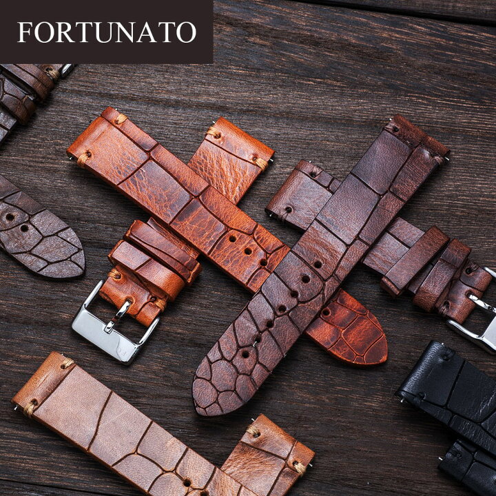 楽天市場】【在庫処分】時計 ベルト 腕時計 バンド FORTUNATO フォル 