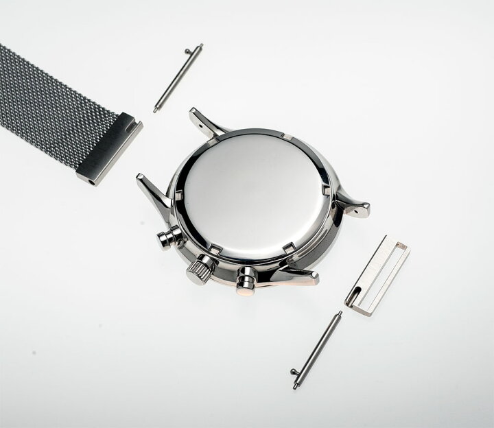 楽天市場 時計 ベルト 18mm mm 22mm 腕時計 バンド マグネティック ミラネーゼループ シルバー ブラック Empire