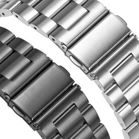 楽天市場 時計 バンド 22mm ブラック ステンレスの通販