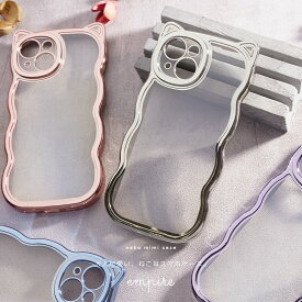 猫耳 ネコ ミミ 推し活 iPhone16 iPhone15 ケース クリア iPhone14 ケース iPhone13 ケース クリアケース iPhone12 ケース 透明 薄型 韓国 かわいい 人気 猫 キャット 耳