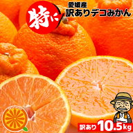 5営業日以内速攻出荷♪愛媛産 特に訳ありデコみかん 10kg(+約0.5kg多め)【送料無料(一部地域除く)】不揃…