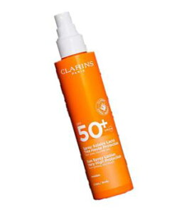 CLARINS�@�N���������X�@�T���@�X�v���[�@���[�V�����@�n�C�@�v���e�N�V�����@SPF50�EPA++++�@150ml�@�{�f�B�p���₯�~�ߓ��t ���Ă��~�߁@���Ă��΍�@�T���P�A�@5��31��菇������