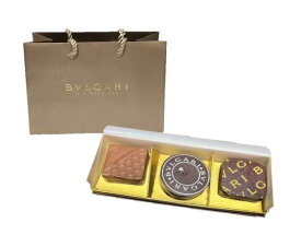 ブルガリ チョコレート 　3個入　チョコレート ジェムズ 　BVLGARI IL CIOCCOLAT　バレンタインデー　ホワイトデー【夏季冷蔵便】【ショッパー付】母の日　父の日　クリスマス　プレゼント　ギフト　お中元