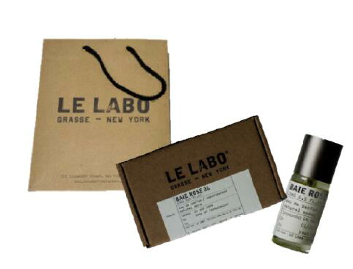 楽天市場】【シカゴ限定】ルラボ LE LABO 3サイズ BAIE ROSE 26 ベ 