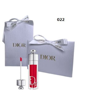 【ラッピング済】 ディオール  022 アディクト リップ マキシマイザー(インテンス レッド) 6ml  ギフト箱入り プレゼント 母の日 クリスマス 【送料無料】【ネコポス便】ブラック