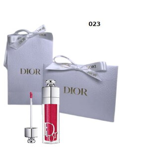 【ラッピング済】 ディオール  023 アディクト リップ マキシマイザー(シマー フューシャ) 6ml  ギフト箱入り プレゼント 母の日 クリスマス 【送料無料】【ネコポス便】ブラック