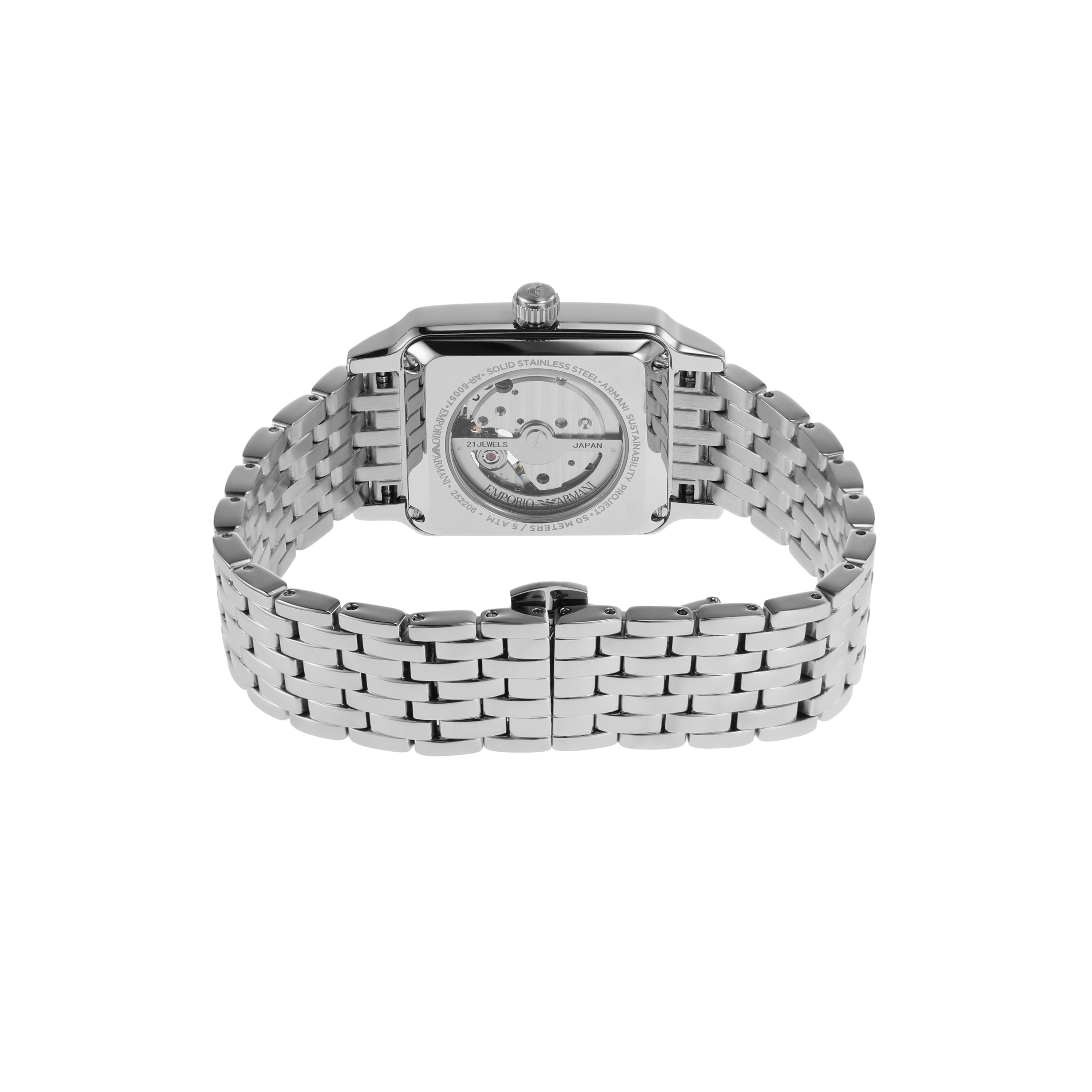 エンポリオ アルマーニ 腕時計 アナログ クォーツ メンズ シルバー ステンレススチール AR60057 2022 秋 EMPORIO ARMANI公式 新品未使用 - 4