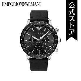 エンポリオ アルマーニ 腕時計 アナログ メンズ ブラック レザー AR11243 2019 秋 EMPORIO ARMANI 公式