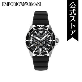 【30%OFF】エンポリオ アルマーニ 腕時計 アナログ クォーツ メンズ ブラック シリコン AR60062 2022 秋 EMPORIO ARMANI公式