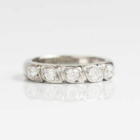 ダイヤモンド リング プラチナ950 指輪 レディース ギフト プレゼント プラチナ950 贈り物 5石 送料無料 存在感