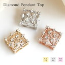 【楽天スーパーSALE10％オフ＆クーポン配布中】 ペンダント ダイヤモンド トップ 10金 イエローゴールド ホワイトゴー…