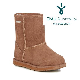 【公式】EMU Australia エミュ Brumby Lo 防水 メリノウール キッズブーツ ブーツ 天然 ウール 子供靴 靴 雨 雨の日 対策 防寒 保温 女の子 男の子 子供 幼稚園 小学生 中学生 キッズ ジュニア ロング ミドル ボア ファー 送料無料