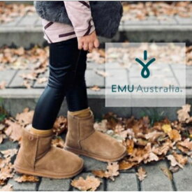 【公式】EMU Australia エミュ Wallaby Mini ブーツ キッズブーツ メリノウール キッズ 子供靴 男の子 女の子 小学生 幼稚園 KIDS 冬 雪 歩きやすい かわいい ファー もこもこ おしゃれ 送料無料