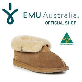 【公式】EMU Australia エミュ Platinum Albany シープスキン ムートン ブーツ スリッポン 防寒 保温 ショート レディース 秋冬 秋 冬 公式 正規 通販 ボア ファ-