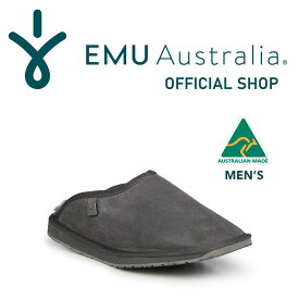 【公式】EMU Australia エミュ Platinum Esperence メンズ シープスキン ムートン サンダル スリッパ ファーサンダル ファースリッパ ルームシューズ ムートンサンダル ムートンスリッパ 防寒 保温 ショートメンズ 秋冬 秋 冬 公式 正規 通販 ボア ファー 送料無料