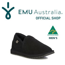 【公式】EMU Australia エミュ Platinum Ashford メンズ シープスキン ムートン 靴 ブーツ スリッポン 天然 ウール 革 防寒 保温 ショート メンズ 秋冬 秋 冬 公式 正規 通販 ボア ファー 送料無料