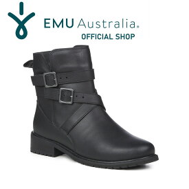 【公式】EMU Australia エミュ Bowen 防水 メリノウール 靴 ブーツ サイドゴア 天然 ウール 革 レザー レイン 雨 雪 防寒 保温 ショート レディース メンズ 秋冬 秋 冬 公式 正規 通販 ボア ファー 通勤 送料無料