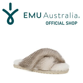 【公式】EMU Australia エミュ Mayberry Crimp シープスキン ムートン サンダル スリッパ ファーサンダル ルームシューズ ムートンサンダル 天然 フラット レディース 秋冬 秋 冬公式 正規 通販 定番 人気 ボア ファ ー送料無料