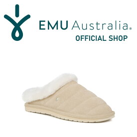 【公式】EMU Australia エミュ Virginia シープスキン ムートン スリッパ ファーサンダル ルームシューズ 天然 革 フラット レディース 秋冬 秋 冬 公式 正規 通販 ボア ファー 送料無料