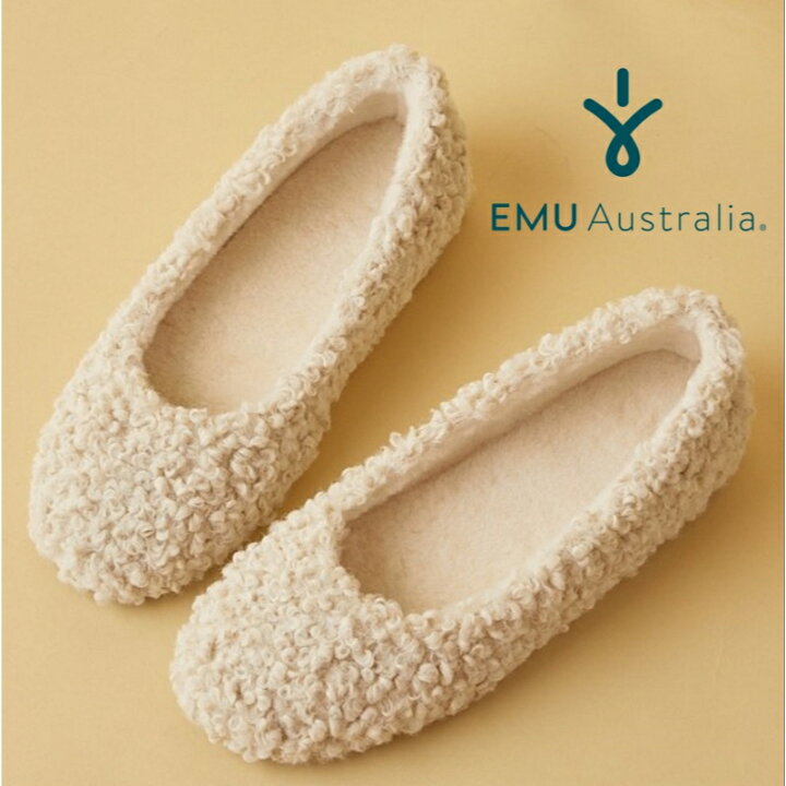 楽天市場】【公式】EMU Australia エミュ Mira Teddy バレエシューズ 