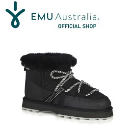【公式】EMU Australia エミュ Blurred Micro ショート ブーツ シープスキン ムートン ファー 厚底 防水 防寒 レディース メンズ 秋 冬 正規 送料無料