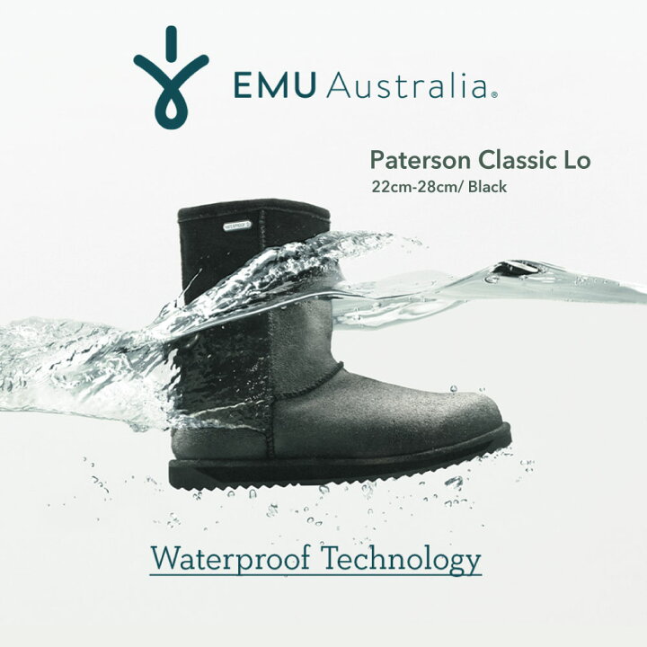 楽天市場】【公式】EMU Australia エミュ Paterson Classic Lo 防水 