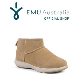 【公式】EMU Australia エミュ Sporty Stinger Micro ショート ミドル ブーツ 撥水 シープスキン ムートン ファー 革 防寒 レディース 秋 冬 正規 送料無料