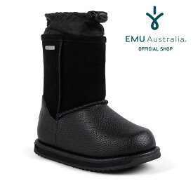 【公式】EMU Australia エミュ Puggle 防水 メリノウール ブーツ 天然 ウール 子供靴 靴 雨 雨の日 対策 防寒 保温 女の子 男の子 子供 幼稚園 小学生 中学生 キッズ ジュニア ロング ミドル ボアファー 送料無料