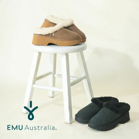 スーパーSALE 10%OFF【公式】EMU Australia エミュ Virginia Clog シープスキン ムートン スリッパ ファーサンダル 天然 革 フラット レディース 秋 冬 公式 正規 通販 ボア ファー 送料無料