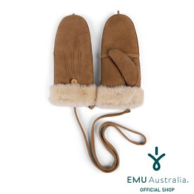 【公式】EMU Australia Montana Mittens 手袋 ミトン グローブ シープスキン ムートン ボア ファー レディース 冬 暖かい 防寒 防風 ブランド 本革 天然素材