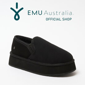 【公式 】EMU Australia エミュ Stinger Reef Flare スリッポン ブーツ シープスキン ムートン 厚底 撥水 防寒 保温 レディース 秋 冬 正規 送料無料